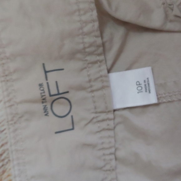 LOFT CROPPED CARGO PANTS 10P - Picture 4 of 8